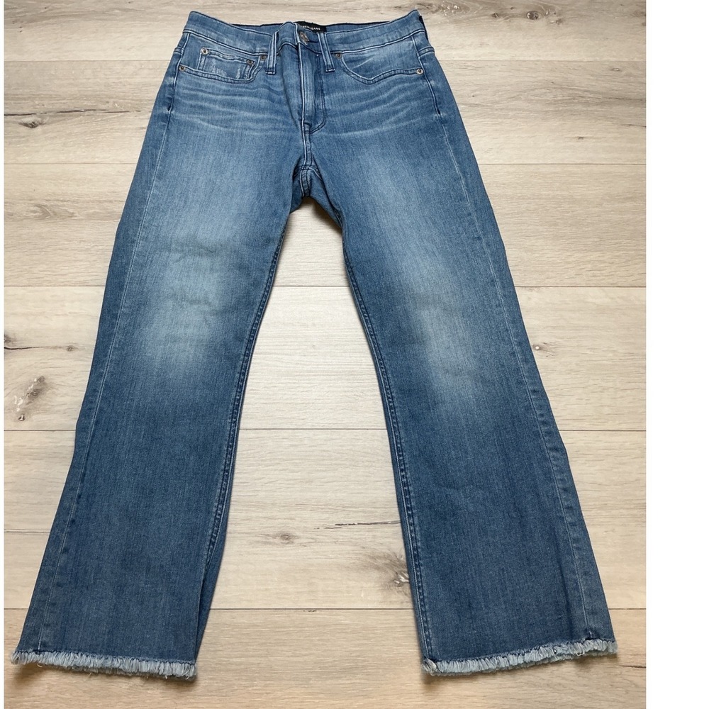 J.Crew Flare Jeans Women 27P‎ Medium Blue Preloved